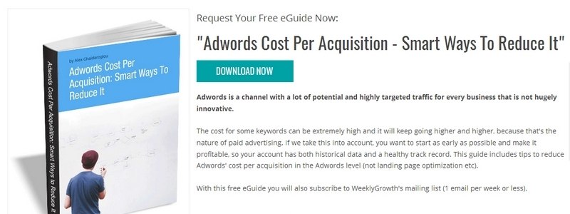 Adwords Cost Per Acquisition - Smart Ways To Reduce It by Weekly Growth