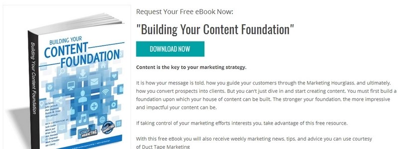 Building Your Content Foundation by Duct Tape Marketing