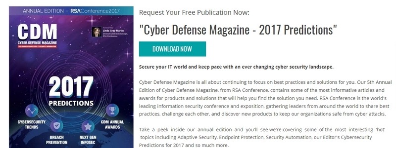Cyber Defense Magazine - 2017 Predictions by Cyber Defense Magazine