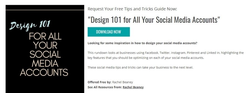 Design 101 for All Your Social Media Accounts by Rachel Beaney