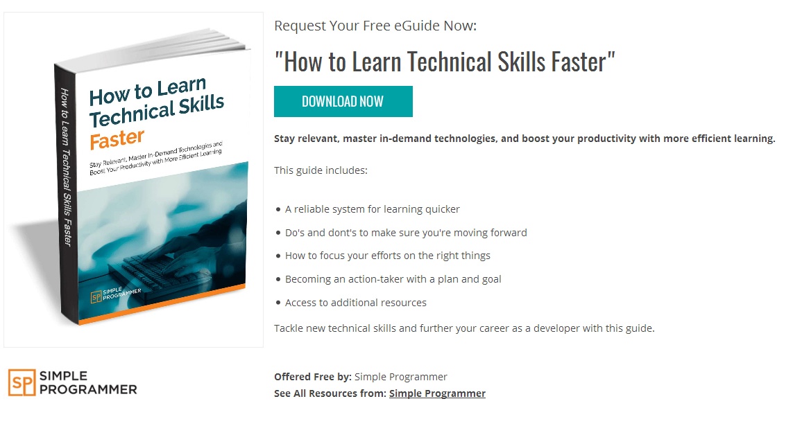 How to Learn Technical Skills Faster by Simple Programmer