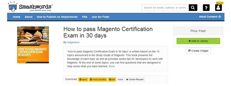 How to pass Magento Certification Exam in 30 days by David Nguyen