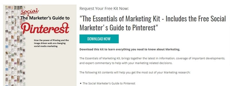 The Essentials of Marketing Kit - Includes the Free Social Marketer's Guide to Pinterest by TradePub
