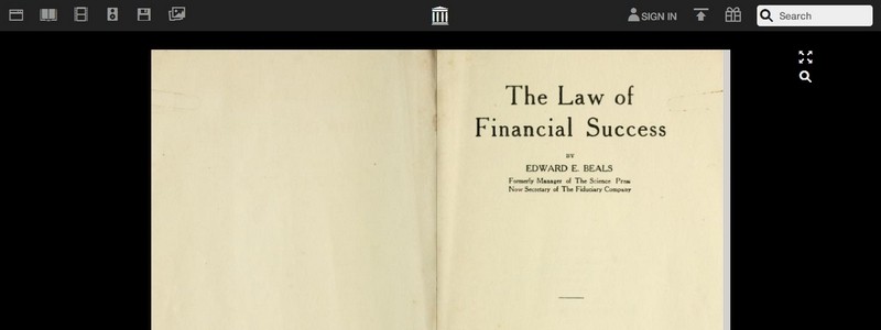The Law of Financial Success by Edward E Beals
