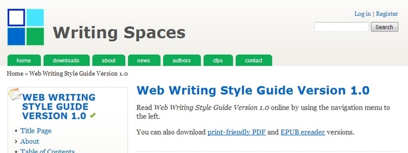 Web Writing Style Guide by Matt Barton, James Kalmbach, Charles Lowe