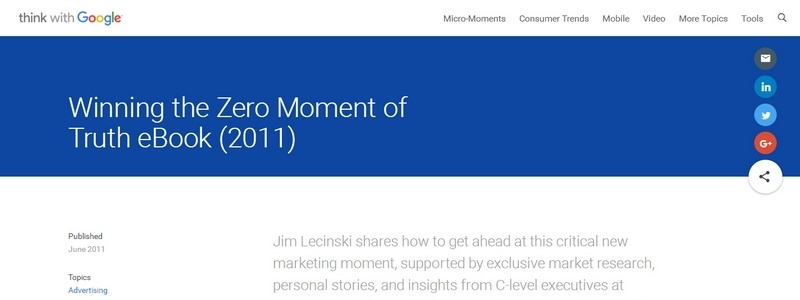 Winning the Zero Moment of Truth by Jim Lecinski