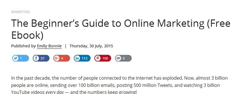 The Beginner's Guide to Online Marketing by Wrike