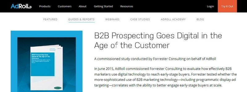 B2B Prospecting Goes Digital in the Age of the Customer by Adroll