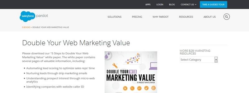 Double Your Web Marketing Value in 5 Easy Steps by Pardot