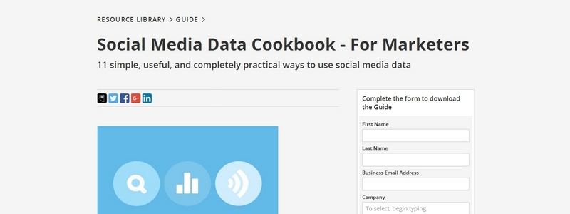 Social Media Data Cookbook - For Marketers by Hootsuite