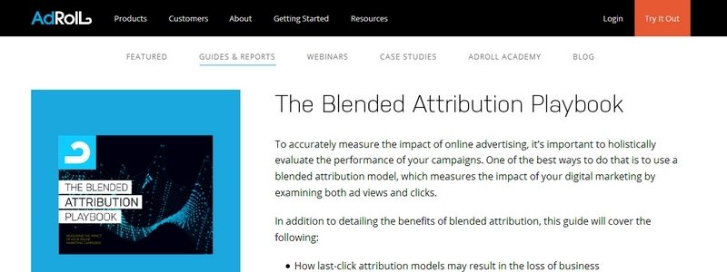 The Blended Attribution Playbook by Adroll