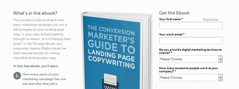 The Conversion Marketer's Guide to Landing Page Copywriting by Unbounce