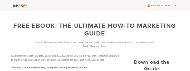 The Ultimate How-to Marketing Guide by David Meerman Scott 